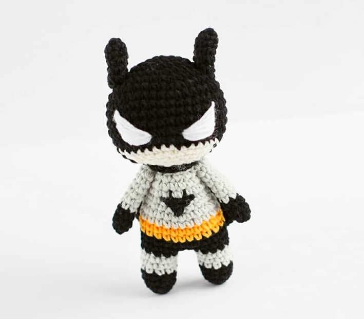 Crochet Batman Amigurumi Pattern PDF | DIY Toy Tutorial | Instant Download | Fun Crocheting Project for Superhero Fans Doll Making