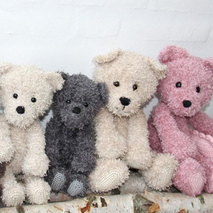 Free Teddy Bears Family Crochet Pattern | Handmade Amigurumi Tutorial for Beginners & Kids Crafts Doll Making