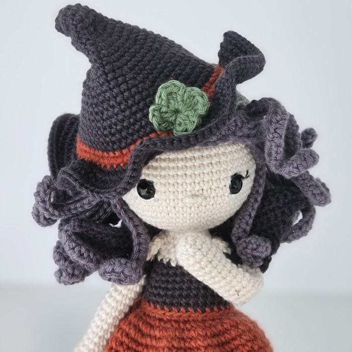 Free Crochet Halloween Fairy & Ghost Toy Amigurumi - Cute Halloween Decoration, Handmade Stuffed Toy, Spooky Gift for Kids Adults Doll Making