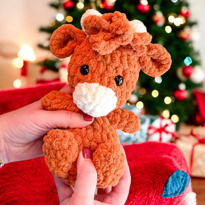 Crochet Highland Cow Amigurumi Pattern PDF | Instant Download, Beginner-Friendly, Cute Plush Toy Design Doll Making