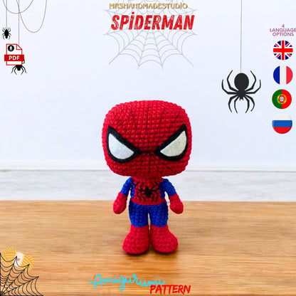 Crochet Spiderman Amigurumi Pattern PDF | PDF Download