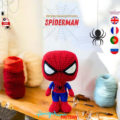 Crochet Spiderman Amigurumi Pattern PDF | PDF Download