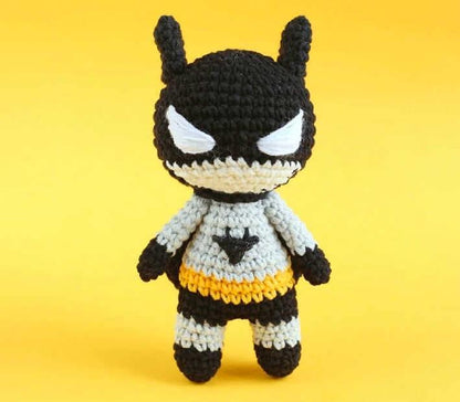 Crochet Batman Amigurumi Pattern PDF | DIY Toy Tutorial | Instant Download | Fun Crocheting Project for Superhero Fans Doll Making