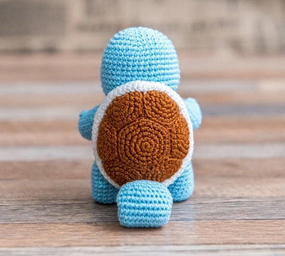 Squirtle Amigurumi Pattern | Crochet POKEMON Doll Tutorial | DIY Craft Project Guide Doll Making