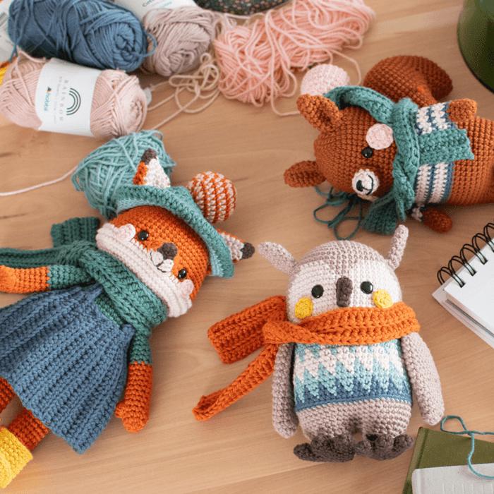 Free Crochet Fox Amigurumi Pattern | Cute Clothes Included | DIY Crochet Toy Pattern | Fun Craft Project for Beginners Doll Making