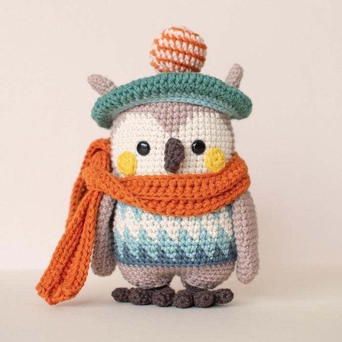 Free Crochet Owl Amigurumi Pattern PDF - Easy Step-by-Step Instructions & Detailed Guide for Fun Crafting Doll Making