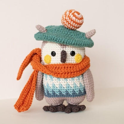 Free Crochet Owl Amigurumi Pattern PDF - Easy Step-by-Step Instructions & Detailed Guide for Fun Crafting Doll Making