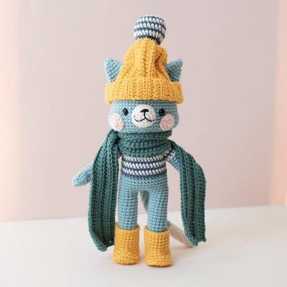 Free Crochet Mr Cat Amigurumi Pattern PDF - Cute Cat Toy Pattern, DIY Amigurumi Kit, Instant Download, Craft Project for Cat Lovers Doll Making