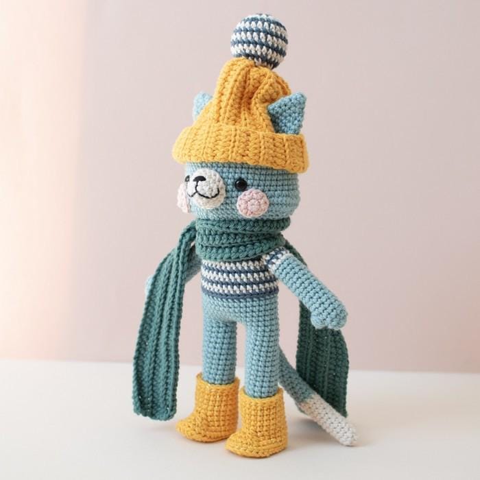 Free Crochet Mr Cat Amigurumi Pattern PDF - Cute Cat Toy Pattern, DIY Amigurumi Kit, Instant Download, Craft Project for Cat Lovers Doll Making