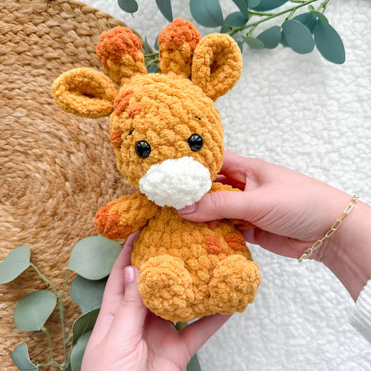 Crochet Squishy Giraffe Amigurumi Pattern PDF | Fun & Easy DIY Toy Pattern for Beginners  Kids Doll Making