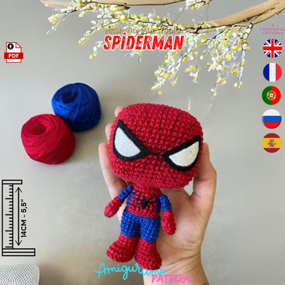 Crochet Spiderman Amigurumi Pattern PDF | PDF Download